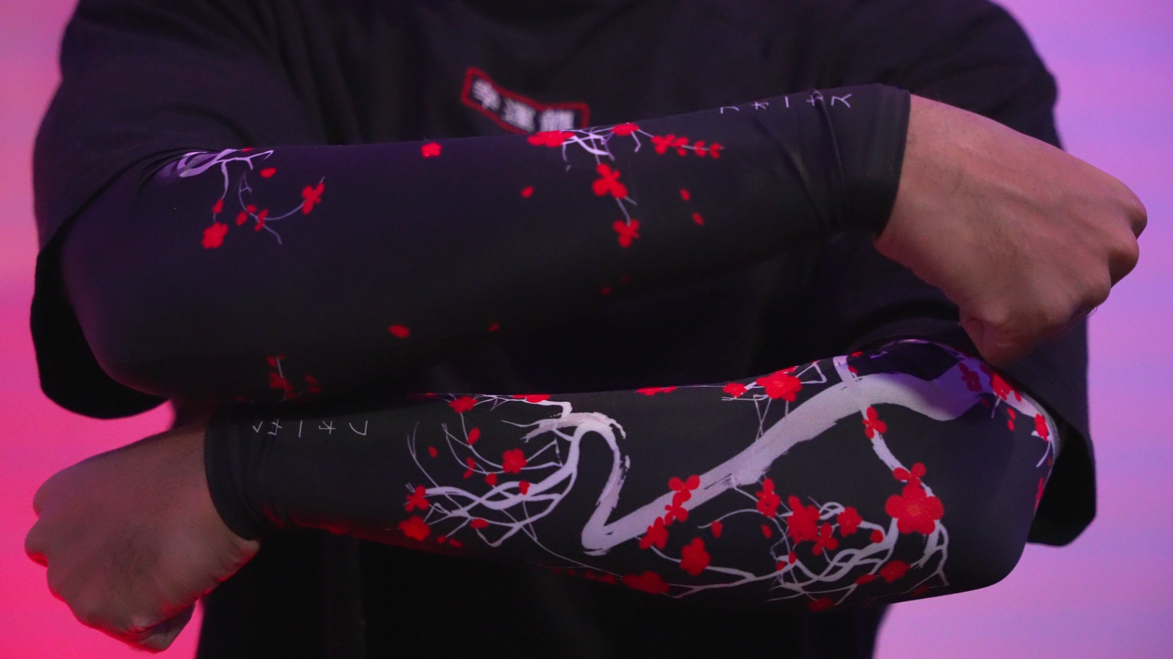 Arm sleeve « Sakura ébène »