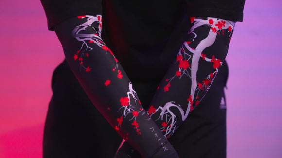 Arm sleeve « Sakura ébène »