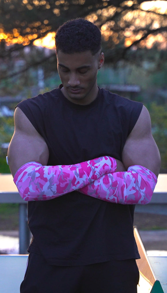 Arm Sleeve Gaming Camo Pink