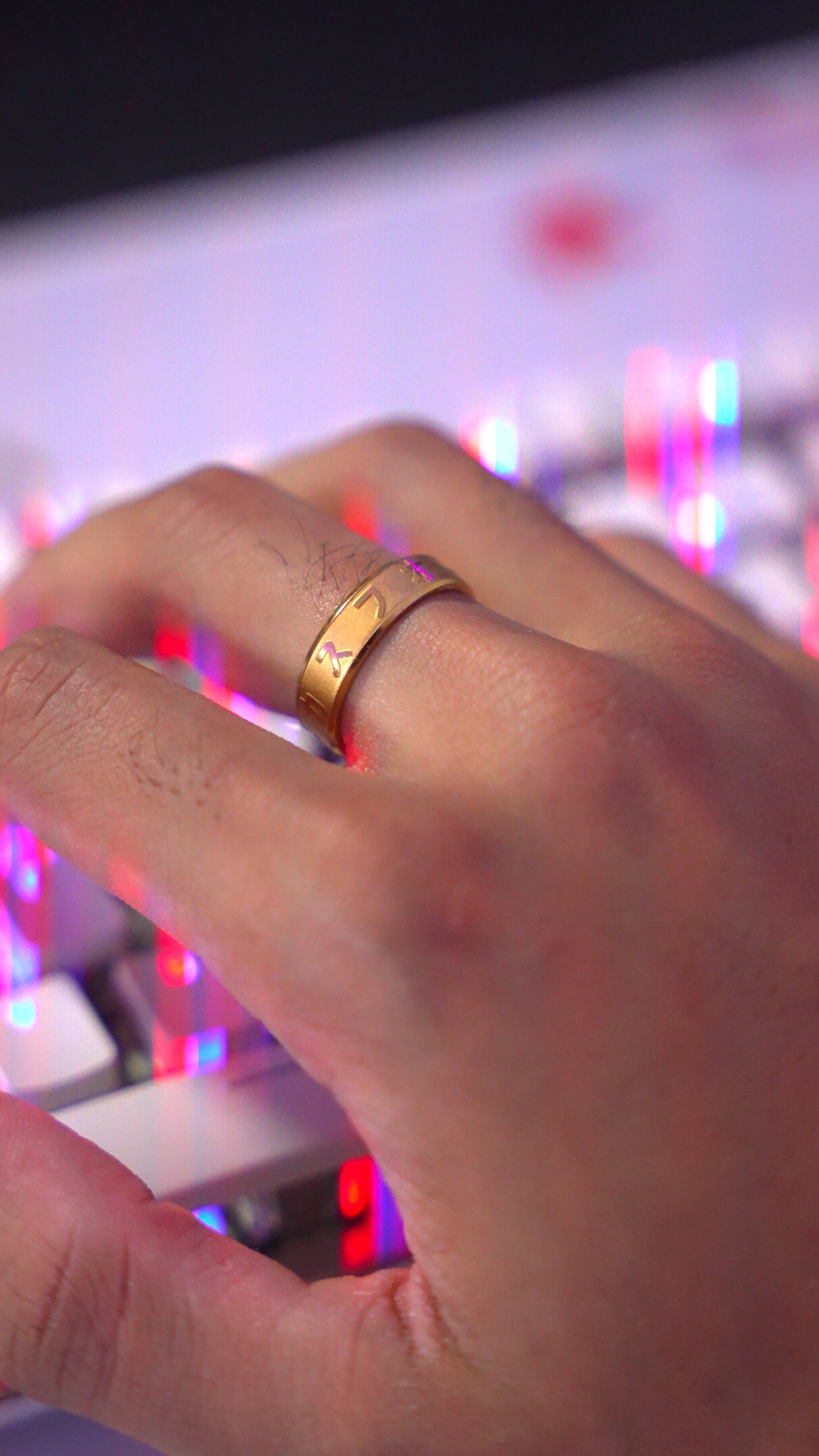 BAGUE GOLD FOCUS